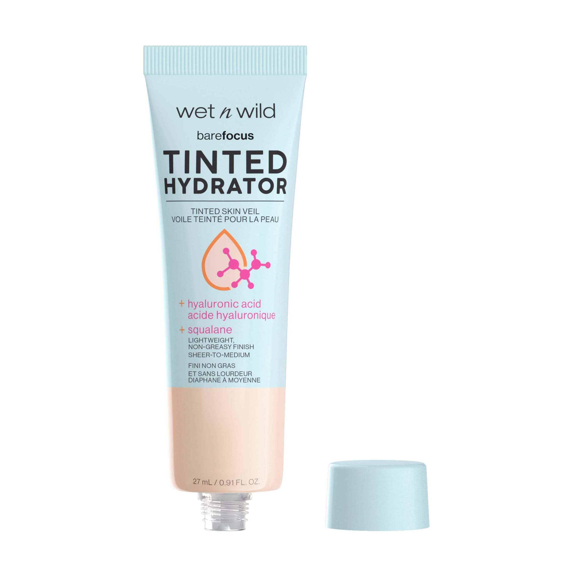 wet n wild Bare Focus Tinted Hydrator Tinted Skin Veil, Lightweight Buildable Coverage with Hyaluronic Acid & Vegan Squalane, Sheer-to-Medium Coverage wet n wild buy supplements canada