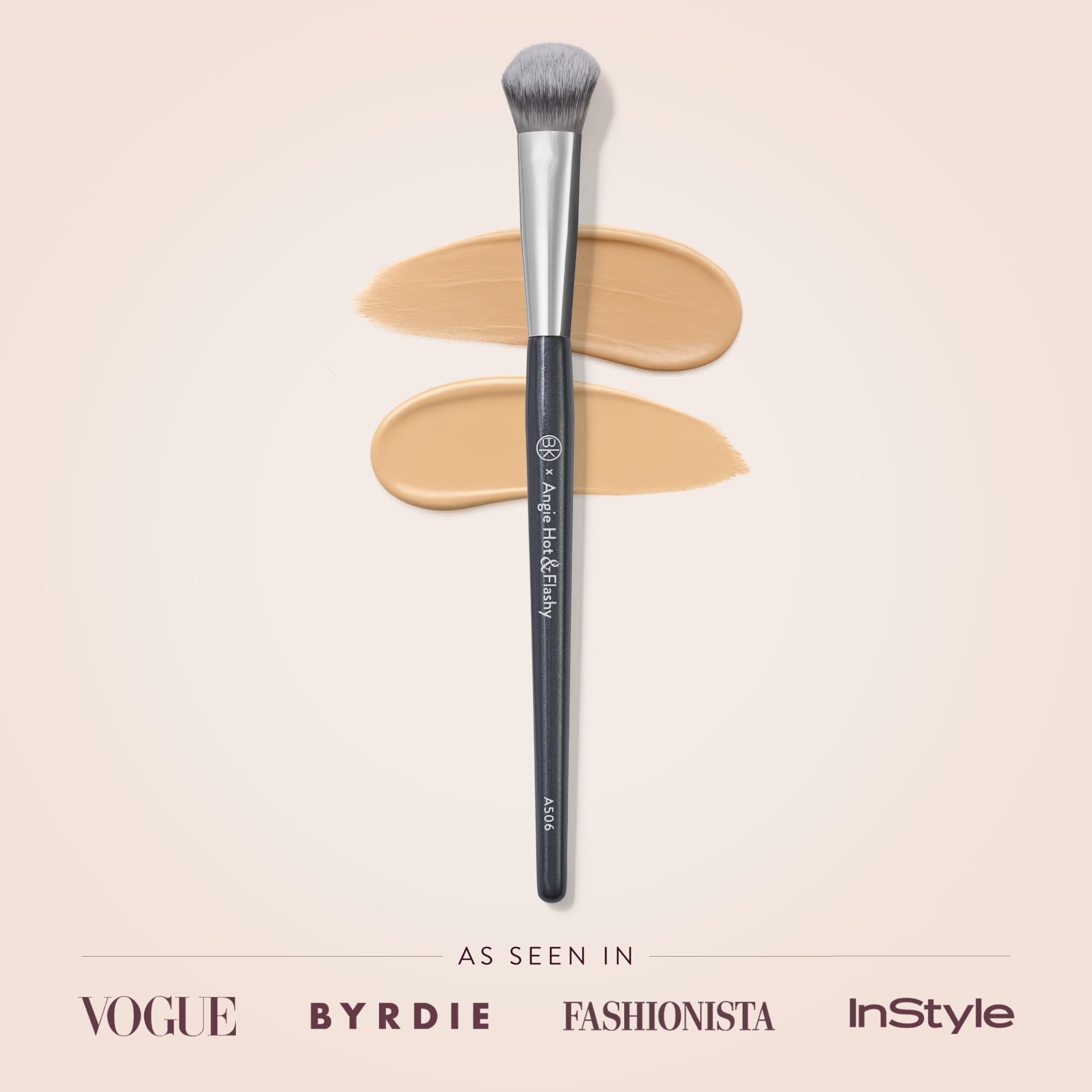 BK BEAUTY BRUSHES - ANGIE HOT & FLASHY A506 CONCEALER - Viral "Kitten Paw" Face Brush - Under-Eye Concealing and Contouring - Makeup Brushes BK BEAUTY buy supplements canada
