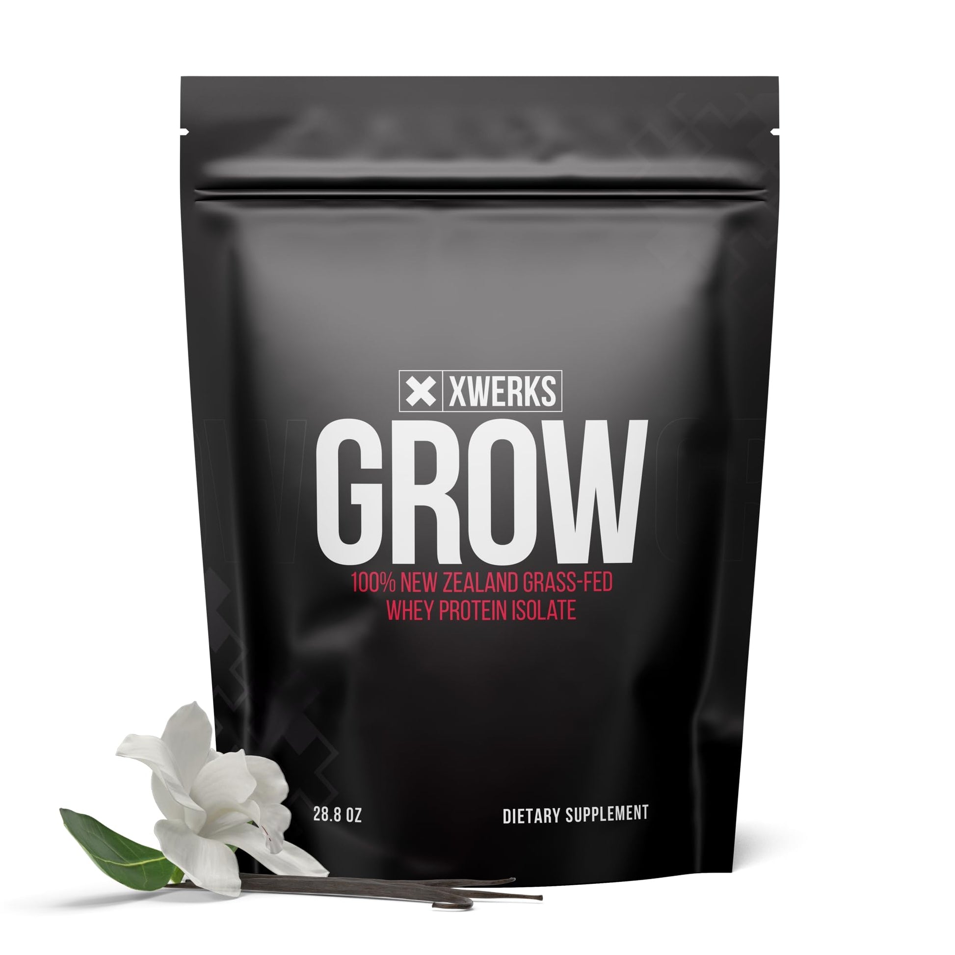 Xwerks Grow 100% New Zealand Grass-Fed Whey Protein - 25g of Pure Isolate Protein Xwerks buy supplements canada