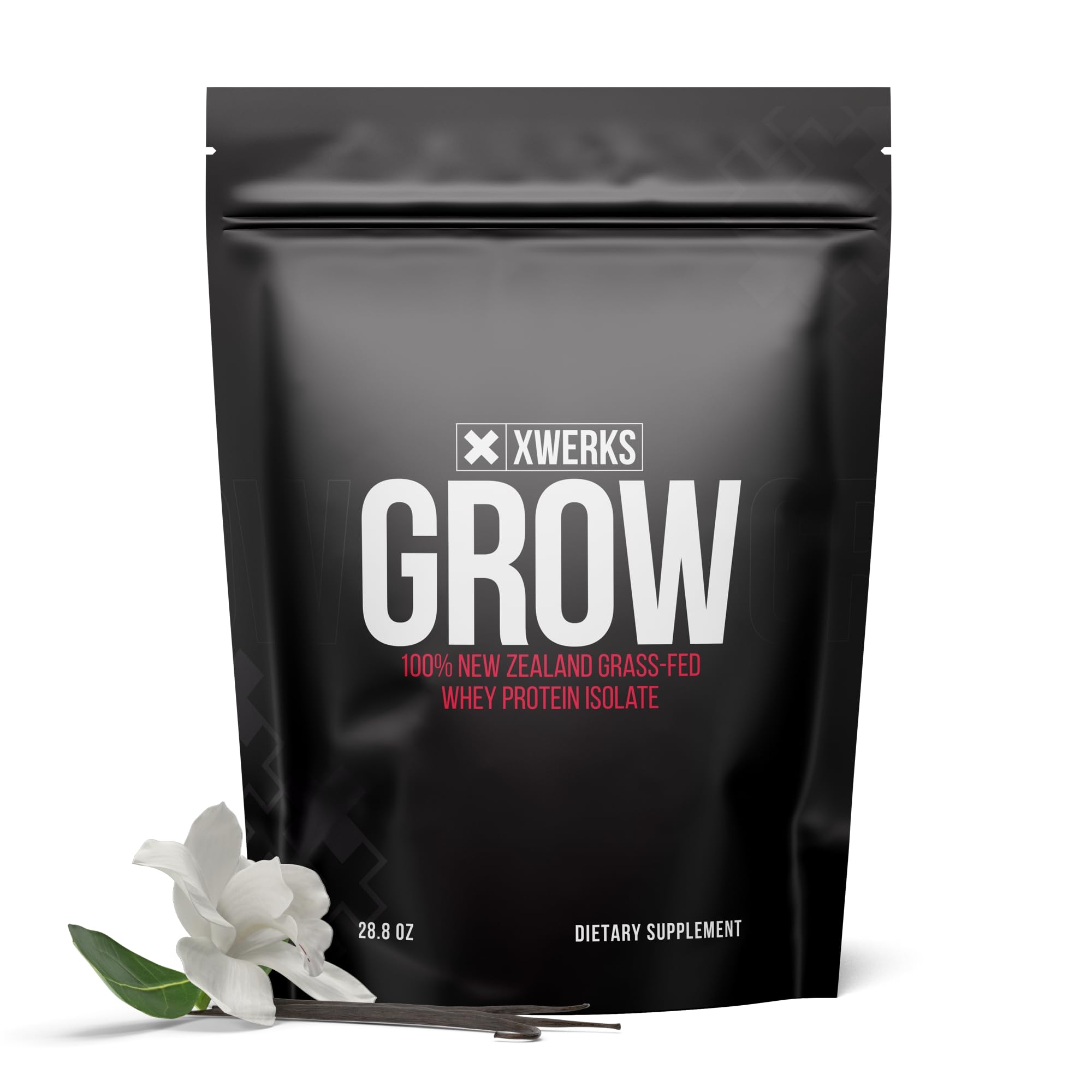 Xwerks Grow 100% New Zealand Grass-Fed Whey Protein - 25g of Pure Isolate Protein Xwerks buy supplements canada
