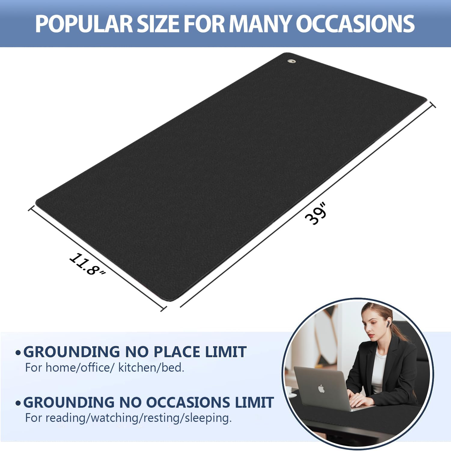 Grounding Mat for Bed, Desk, Floor, Grounding Pad for Better Sleep, Health, Pain Relief, Grounding Mat MEIMING buy supplements canada