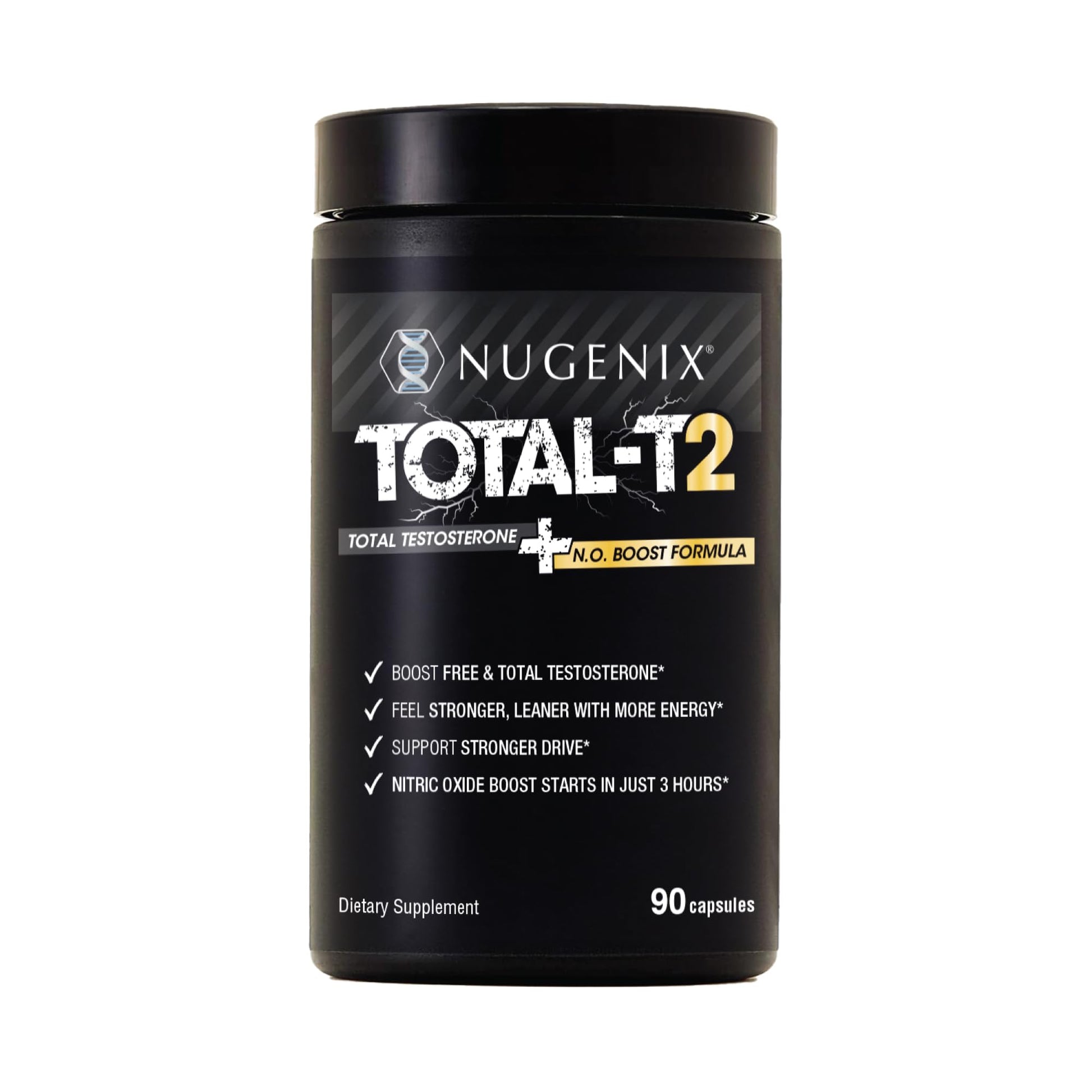 Nugenix Total-T2 - Nitric Oxide Booster for Men, Tesnor, S7, ElevATP, Tongkat, Citrulline, Nitric Oxide and Testosterone Supplement for Men (90 Count) Nugenix buy supplements canada