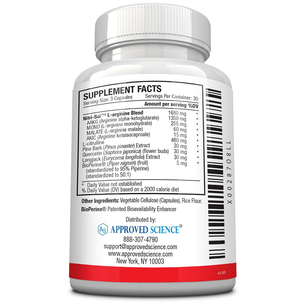 Approved Science Nitric Oxide MD - Muscle Development, Lean Body Mass, Improve Oxygen Approved Science buy supplements canada