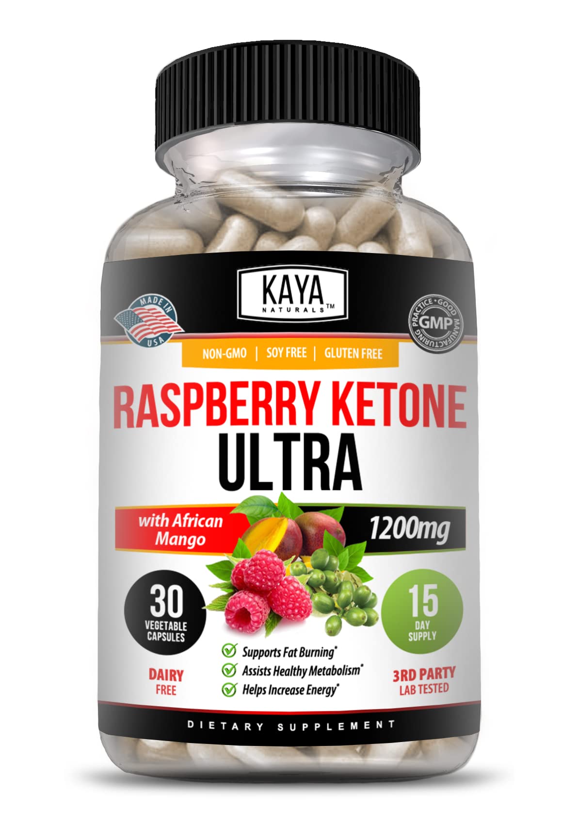 Kaya Naturals Keto Diet Raspberry Ketone - Weight Loss Supplement, Appetite Control Kaya Naturals buy supplements canada