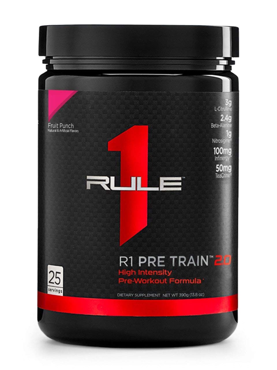 Rule 1 Proteins R1 Pre Train 2.0 25 Serv Fruit Punch, 390 Gram Rule 1 Proteins buy supplements canada