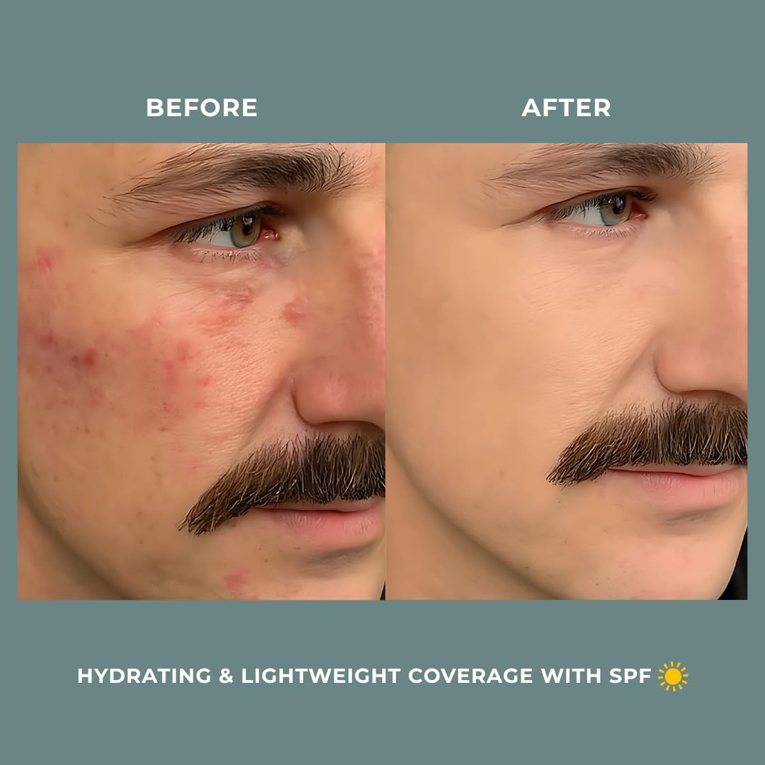 Hues for Him Foundation for Men – Full-Coverage, Lightweight & Hydrating Fit | Natural Coverage | Oil Control & Perfect Fit for Men’s Faces | Available in 4 Shades | Fresh Canvas, .67oz HUES FOR HIM buy supplements canada