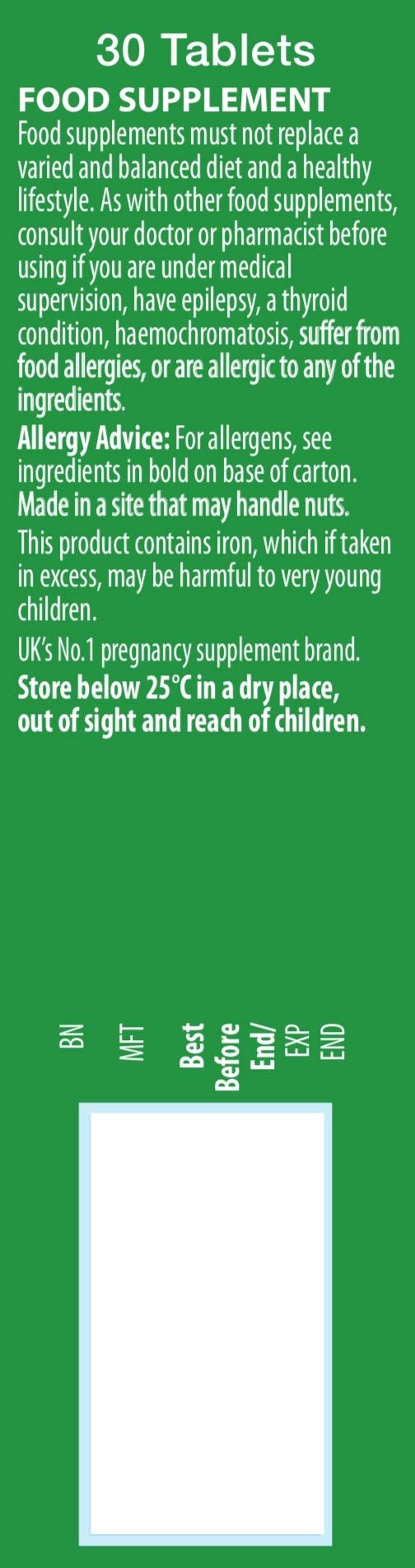Pregnacare Conception Tablets, Pack of 30, 30 Count Pregnacare buy supplements canada