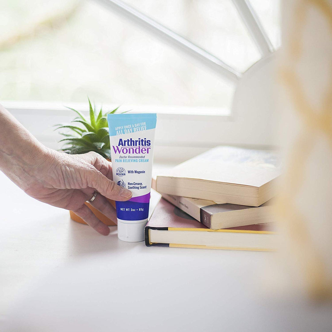 Arthritis Wonder Pain Relief Cream, 4 oz – Arthritis Pain Relief Cream for Hand, Knee, Foot and Wrist Joints – Fast-Acting, Deep Penetrating, Non-Greasy Formula with Natural Wogonin - 3 Pack Arthritis Wonder buy supplements canada