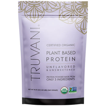 Truvani Organic Vegan Protein Powder Unflavored - 20g of Plant Based Protein, Organic Truvani buy supplements canada