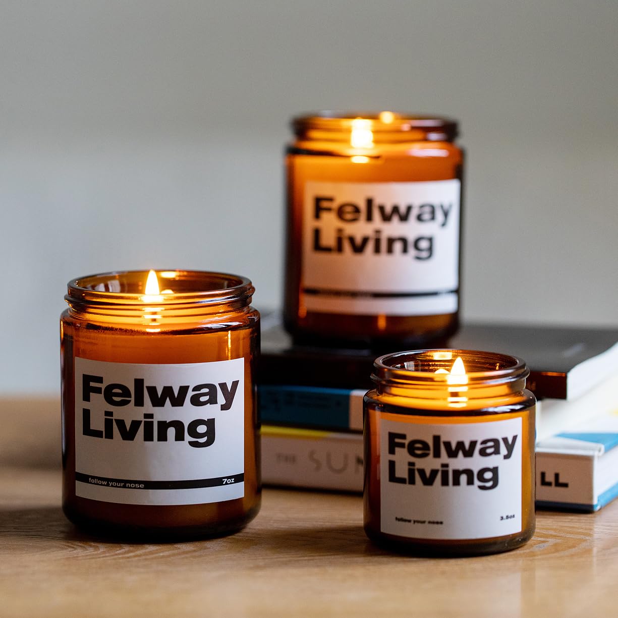 FELWAY Vanilla Scented Candle, Organic Soy Candle for Home Scented, 7 oz Long Lasting, Gift for Women's FELWAY buy supplements canada