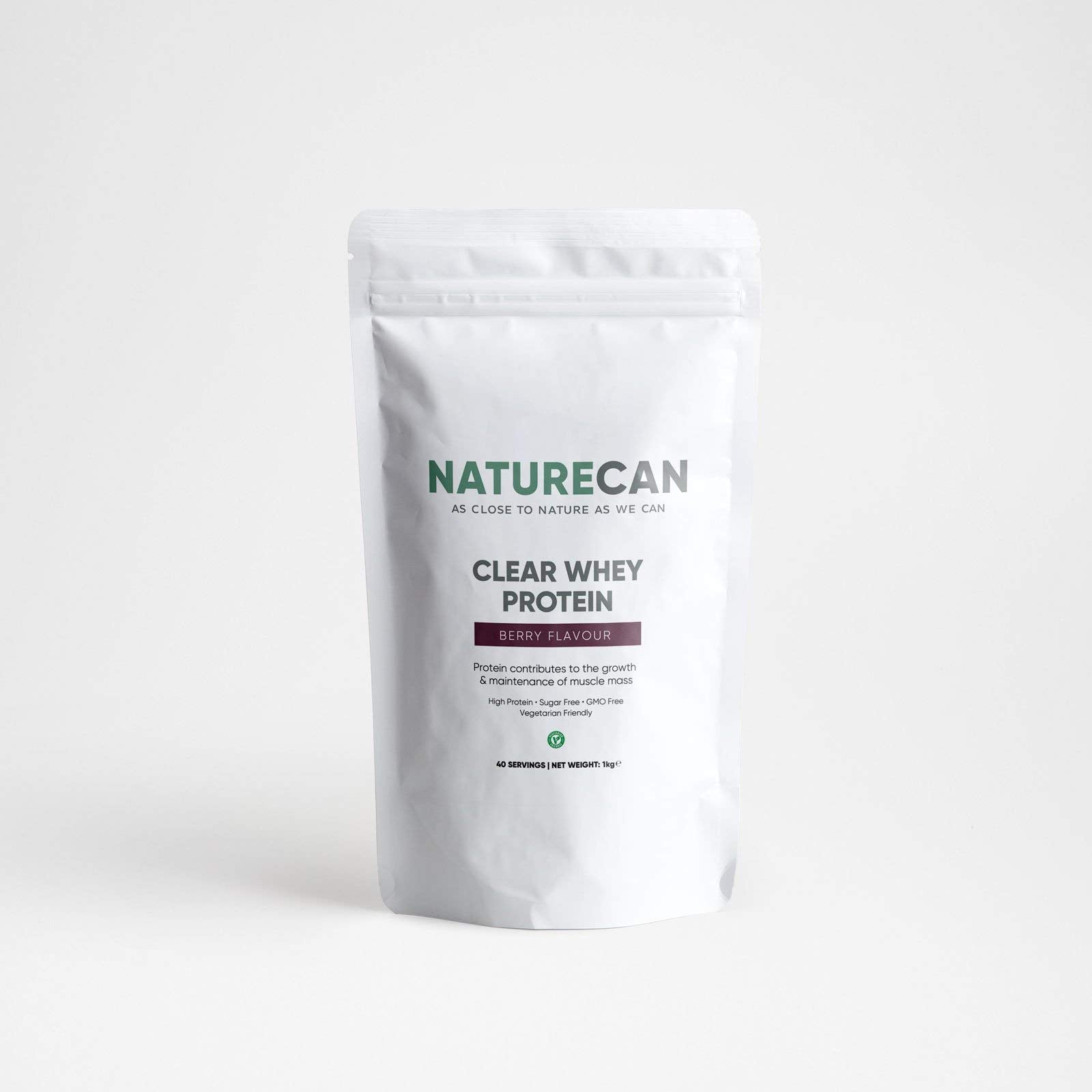 Naturecan Clear Whey Protein – Berry 1kg - 25g Protein Per Serving Naturecan buy supplements canada