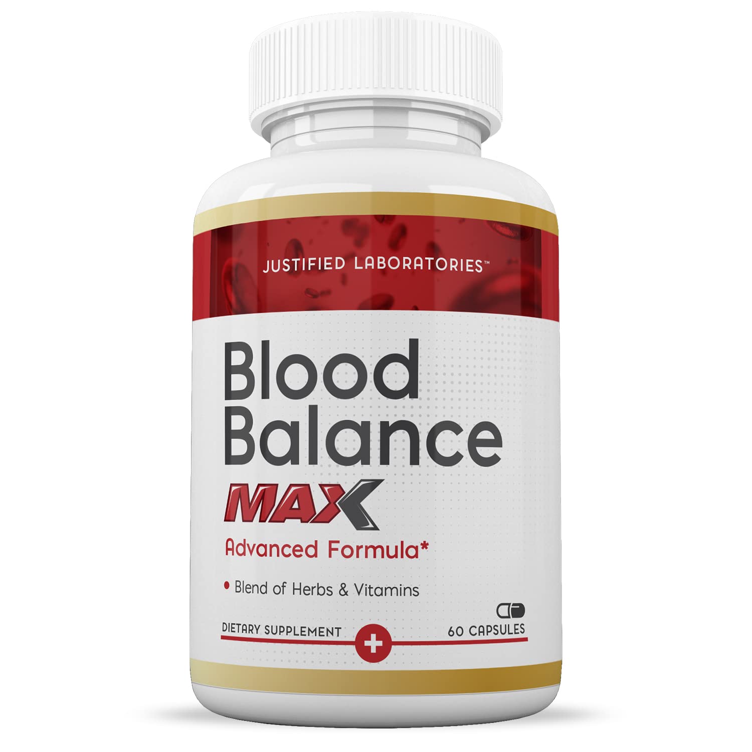 Justified Laboratories (3 Pack Blood Balance Max 1295MG Formula Supplement Pills Justified Laboratories buy supplements canada