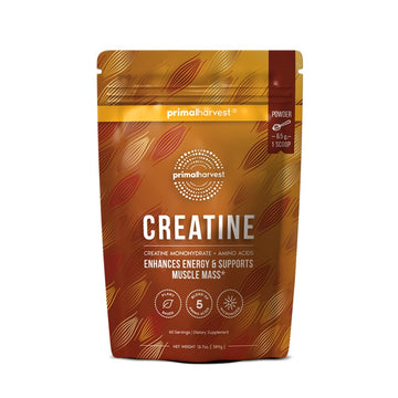 Primal Harvest Creatine Powder Supplement for Men and Women's Fitness, Workouts, and Muscle Growth, to Help Promote Recovery, Strength, Energy, and Endurance (1) Primal Harvest buy supplements canada