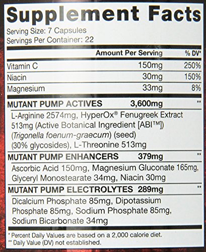 Mutant Pump – Pre-Workout Capsules, Gives You The Insane Pump You Demand Mutant buy supplements canada