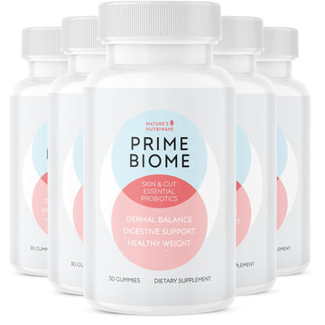 Nature’s NutriWave PrimeBiome Probiotic Gummies – Plant-Based Blend with Inulin, Lion’s Mane, Ginger & More– Non-GMO, No Stimulants, GMP Certified – 30 Gummies, 6 Month Supply Nature’s NutriWave buy supplements canada