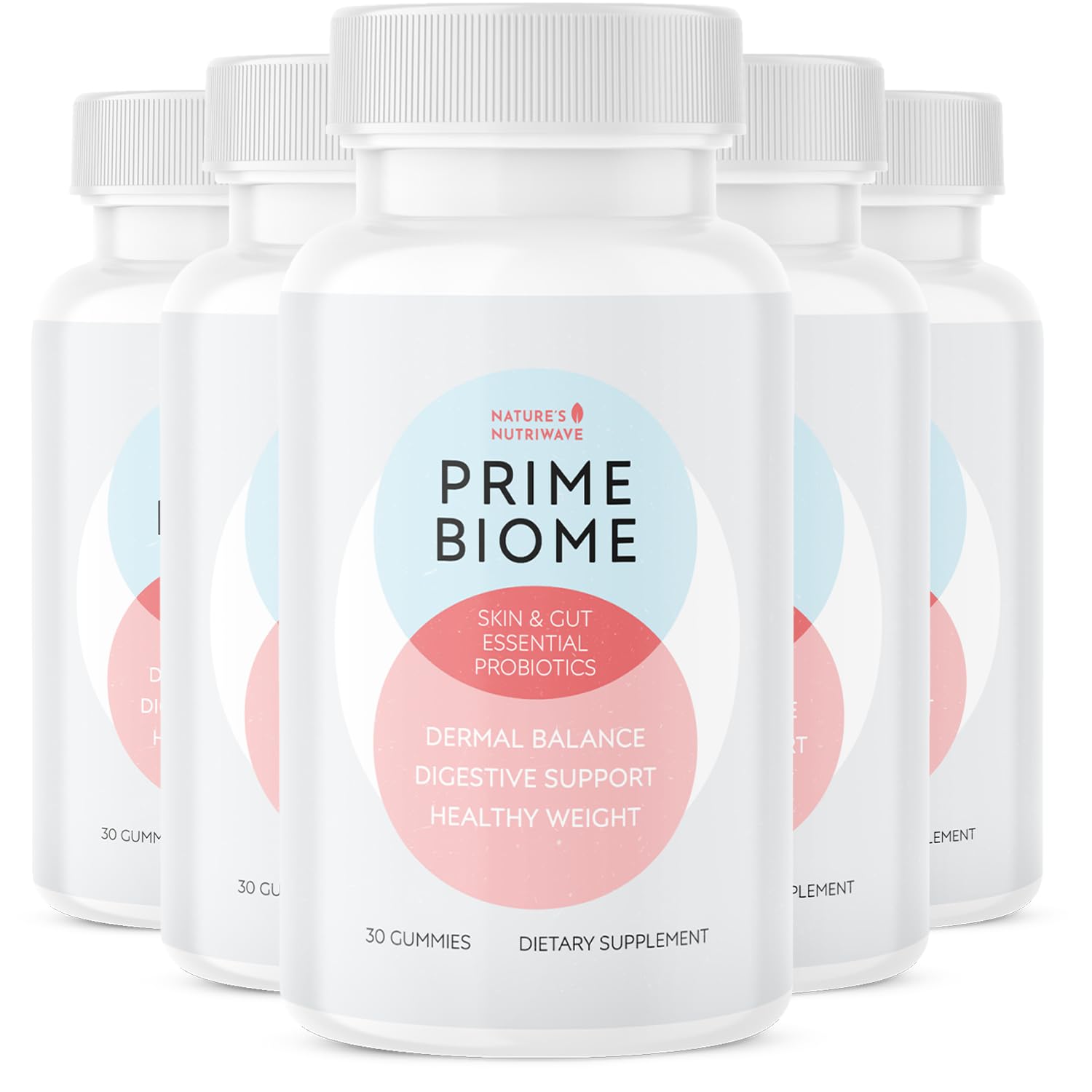 Nature’s NutriWave PrimeBiome Probiotic Gummies – Plant-Based Blend with Inulin, Lion’s Mane, Ginger & More– Non-GMO, No Stimulants, GMP Certified – 30 Gummies, 6 Month Supply Nature’s NutriWave buy supplements canada