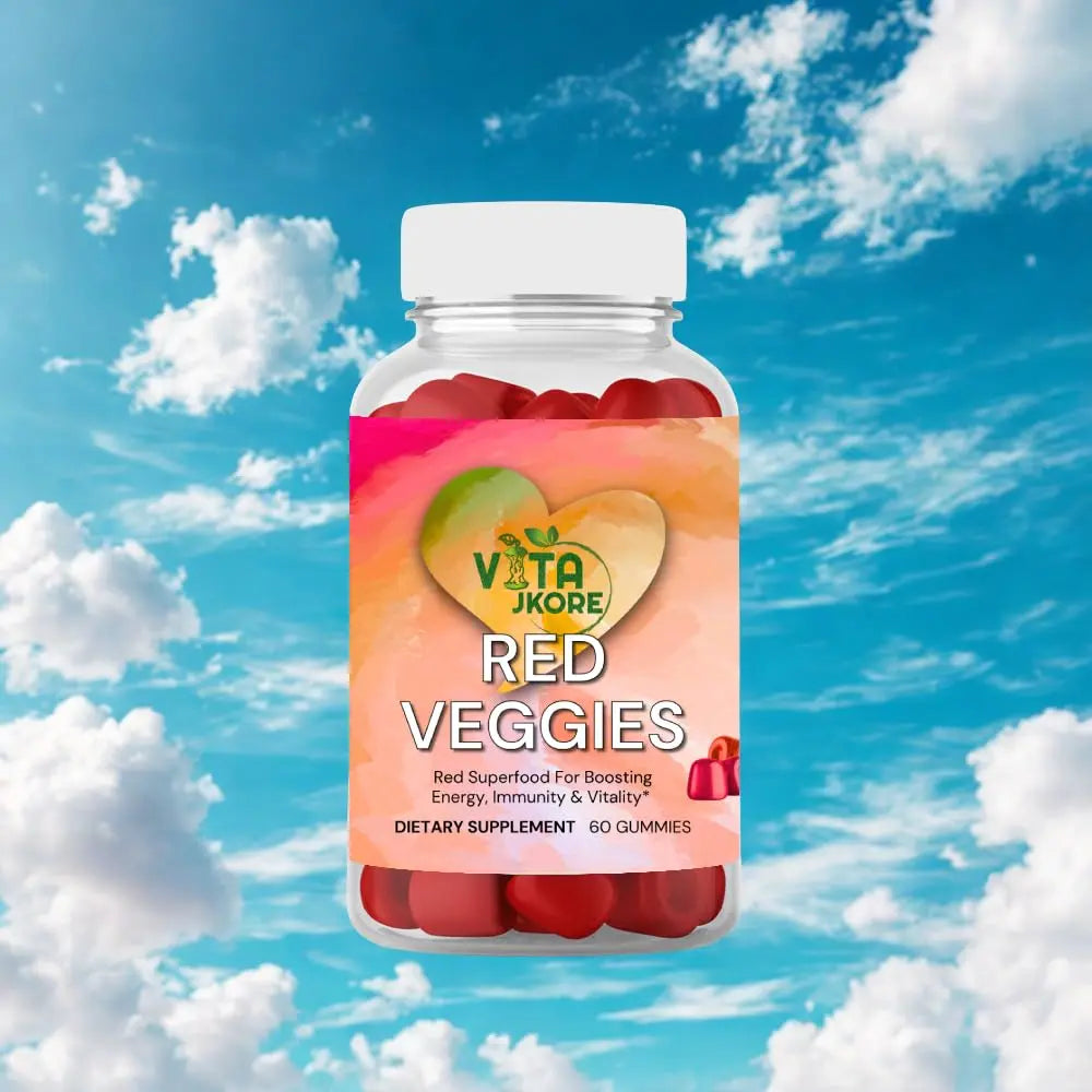 VITA JKORE Red Veggies Superfood Gummies, Energy & Immunity Booster, 60 Count Dietary Supplement, Natural Beetroot Blend VITA JKORE buy supplements canada