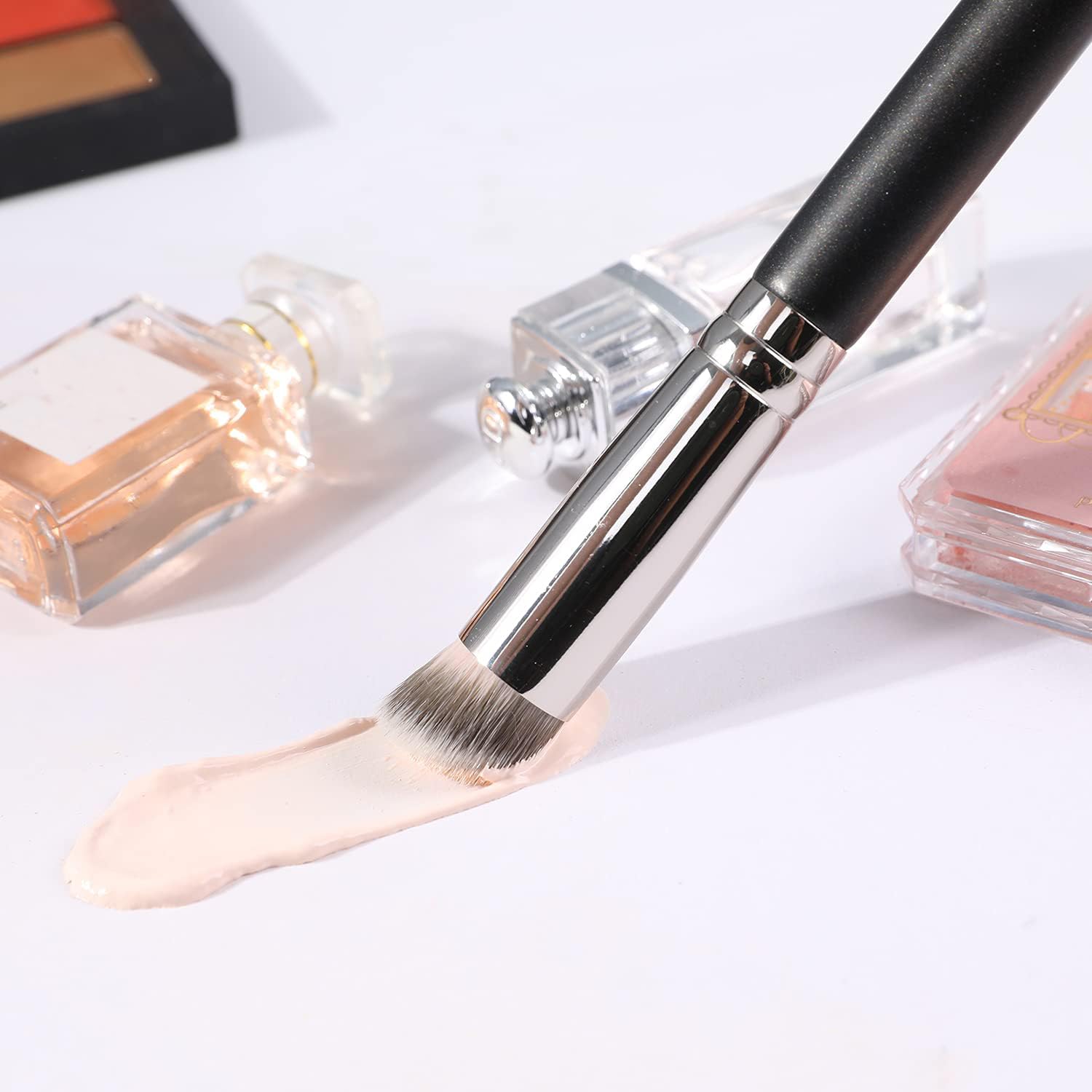 ENERGY Concealer Brush Under Eye Mini Angled Flat Top Kabuki Nose Contour Brush for Concealing Blending Setting Buffing with Powder Liquid Cream Cosmetic Pro Small Makeup Foundation brushes 270 ENERGY buy supplements canada