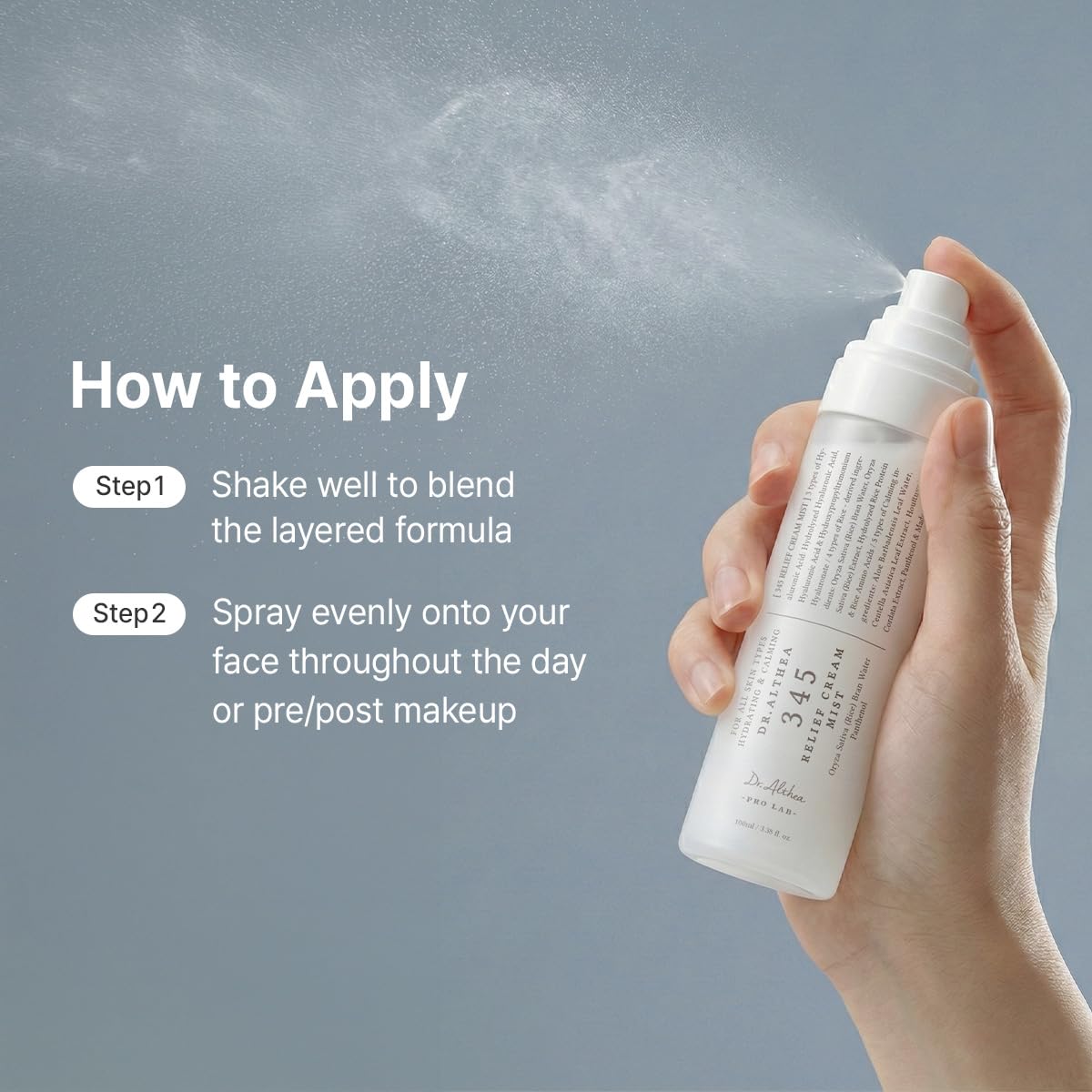 Dr.Althea 345 Relief Cream Mist | Hydrating Facial Mist with Rice Extract | Soothing Care for Sensitive Skin Dr.Althea buy supplements canada