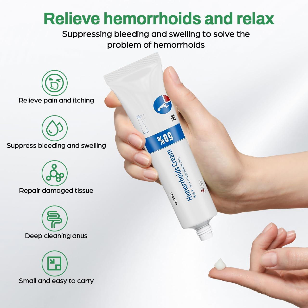 NXHMSWYG Hemorrhoid Cream, Fissure Ointment Body Care Cream Helps to Relieve Pain&Reduce Burning for Men and Women (2pcs) NXHMSWYG buy supplements canada