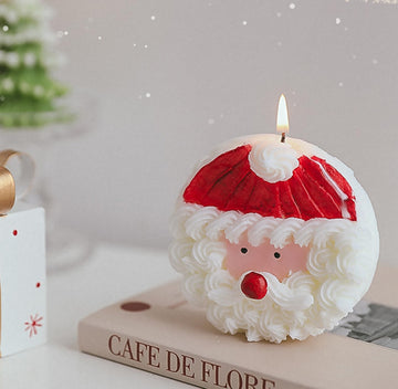 Christmas Cake Scented Candle,110G Handmade Aroma Soy Wax Santa Claus Decorative Candle T-shin buy supplements canada