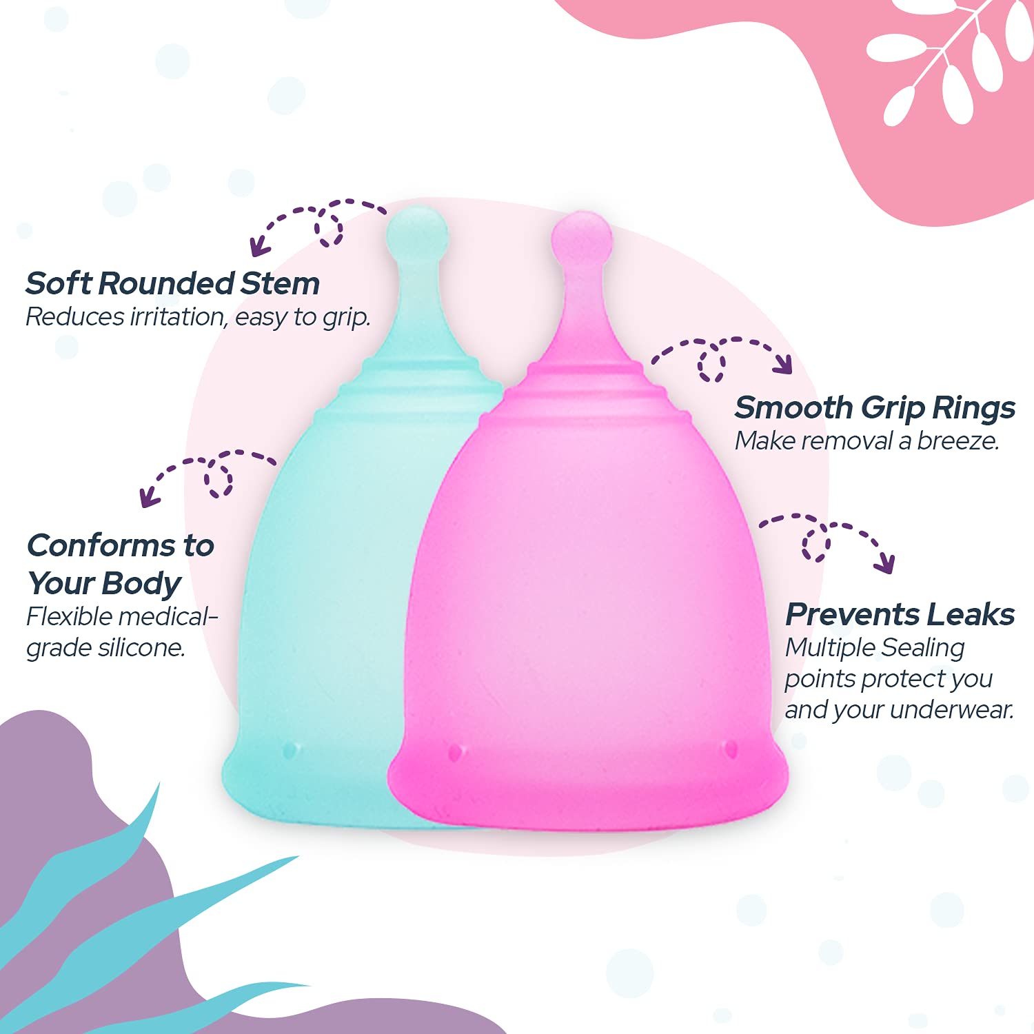 Ecoblossom Menstrual Cup Sterilizer - Modern Menstrual Cup Cleaner Unscented Sanitizer EcoBlossom buy supplements canada