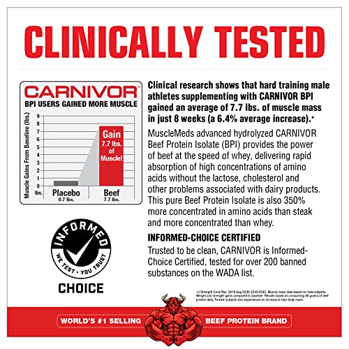 MuscleMeds Carnivor Beef Protein Isolate Powder, Chocolate Peanut Butter, 4.14 Pound MuscleMeds buy supplements canada