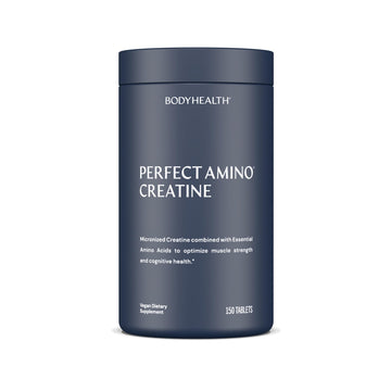 BodyHealth Creatine Monohydrate Tablets – Vegan Pre Workout Supplement with PerfectAmino, BCAAs & EAAs – Keto-Friendly, Muscle Recovery & Energy Support – 5g Creatine Equivalent per Serving BodyHealth buy supplements canada