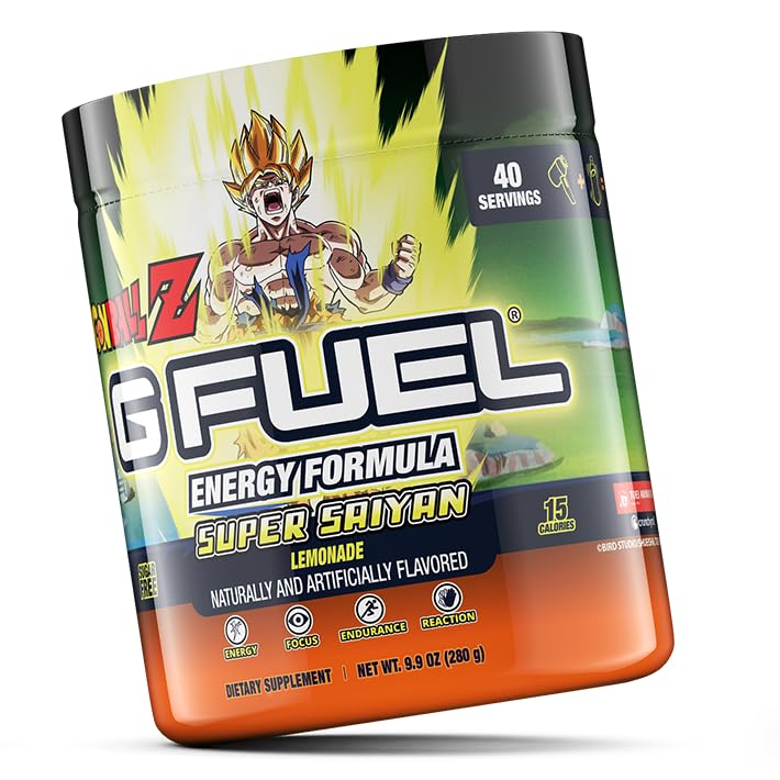 G fuel Dragon Ball Z Energy Powder, Sugar Free, Clean Caffeine Focus Supplement G fuel buy supplements canada