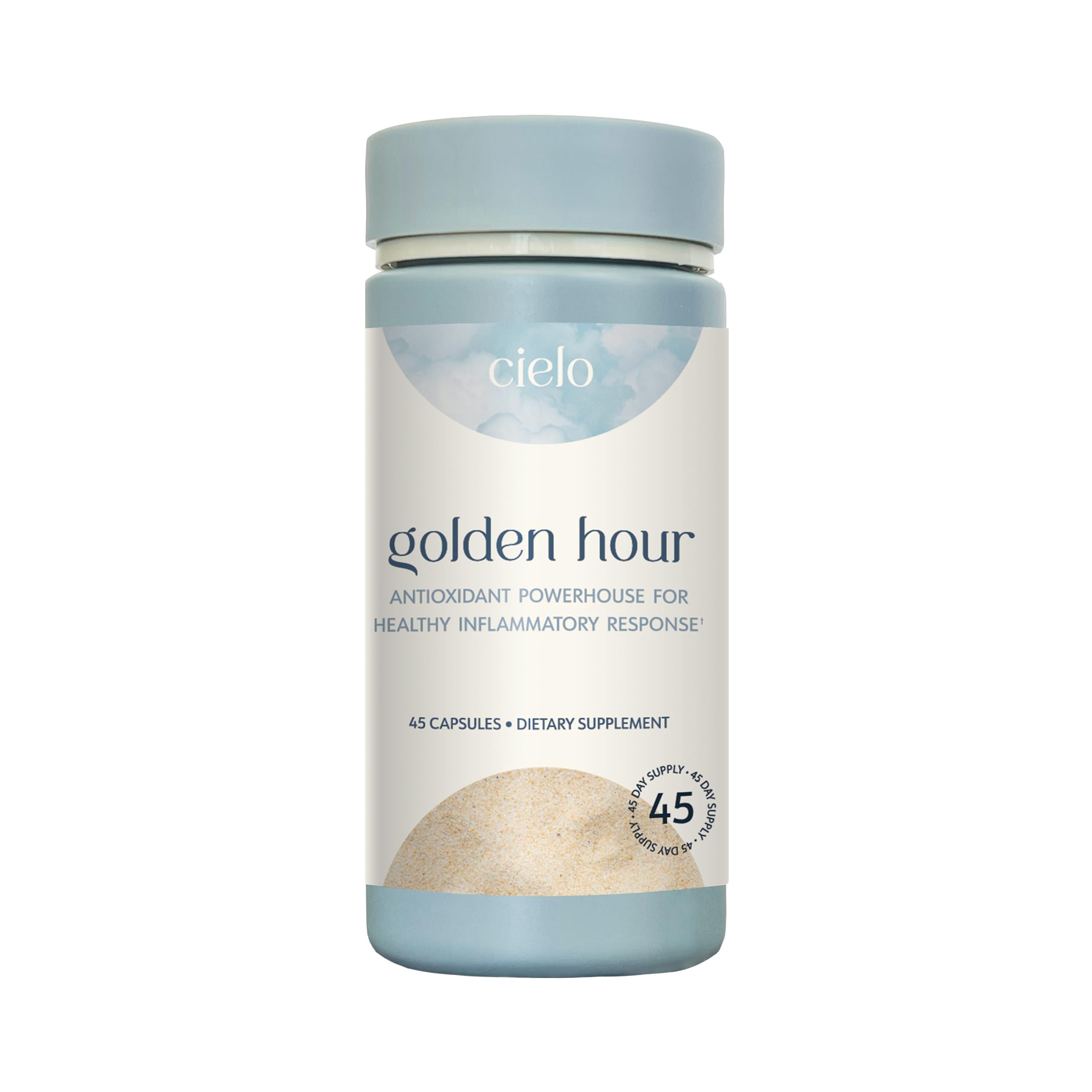 Cielo Golden Hour - Antioxidant Supplement for Healthy Immune System Response - Nutritional Antioxidant Blend for Women and Men (45 Day Supply) Cielo buy supplements canada