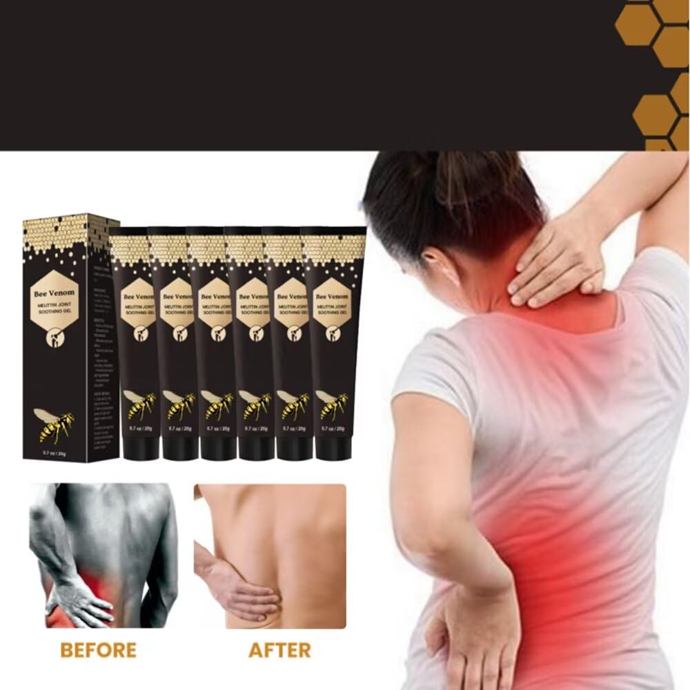 ETKOVNJ 6 Packs Bee Venom Cream, Bee Venom Bone Gel Joint Gel for Neck, Waist, Back of Hands, Feet and Legs ETKOVNJ buy supplements canada