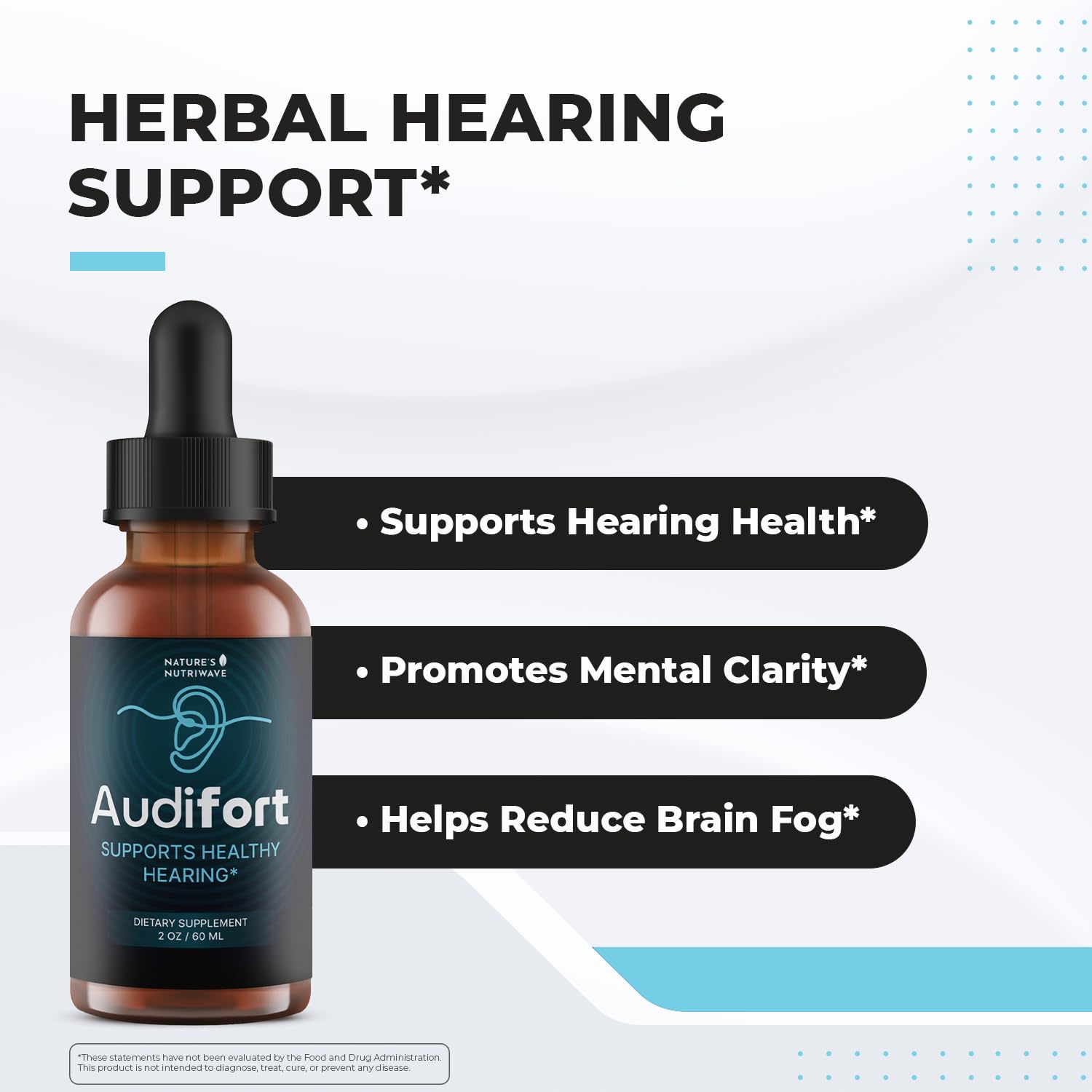 Nature’s NutriWave Audifort Drops – Herbal Liquid Supplement with Grape Seed & Panax Ginseng – Non-GMO, Easy-to-Take, Made in the USA – 60 Servings, 1 Month Supply Nature’s NutriWave buy supplements canada