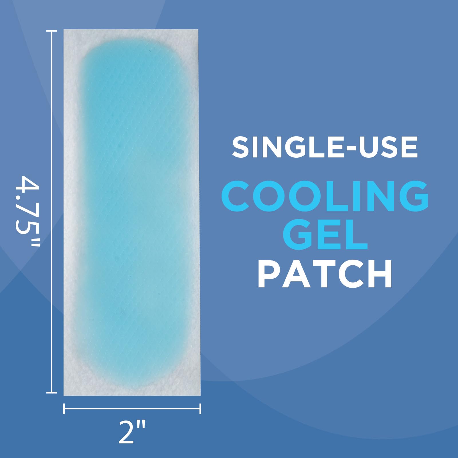 HealthWise Instant Cool Gel Patches | Migraine & Fever Relief | 12-Count | 4.75” x 2” | Soothing Menthol Vapors | Non-Medicated Formula HealthWise buy supplements canada