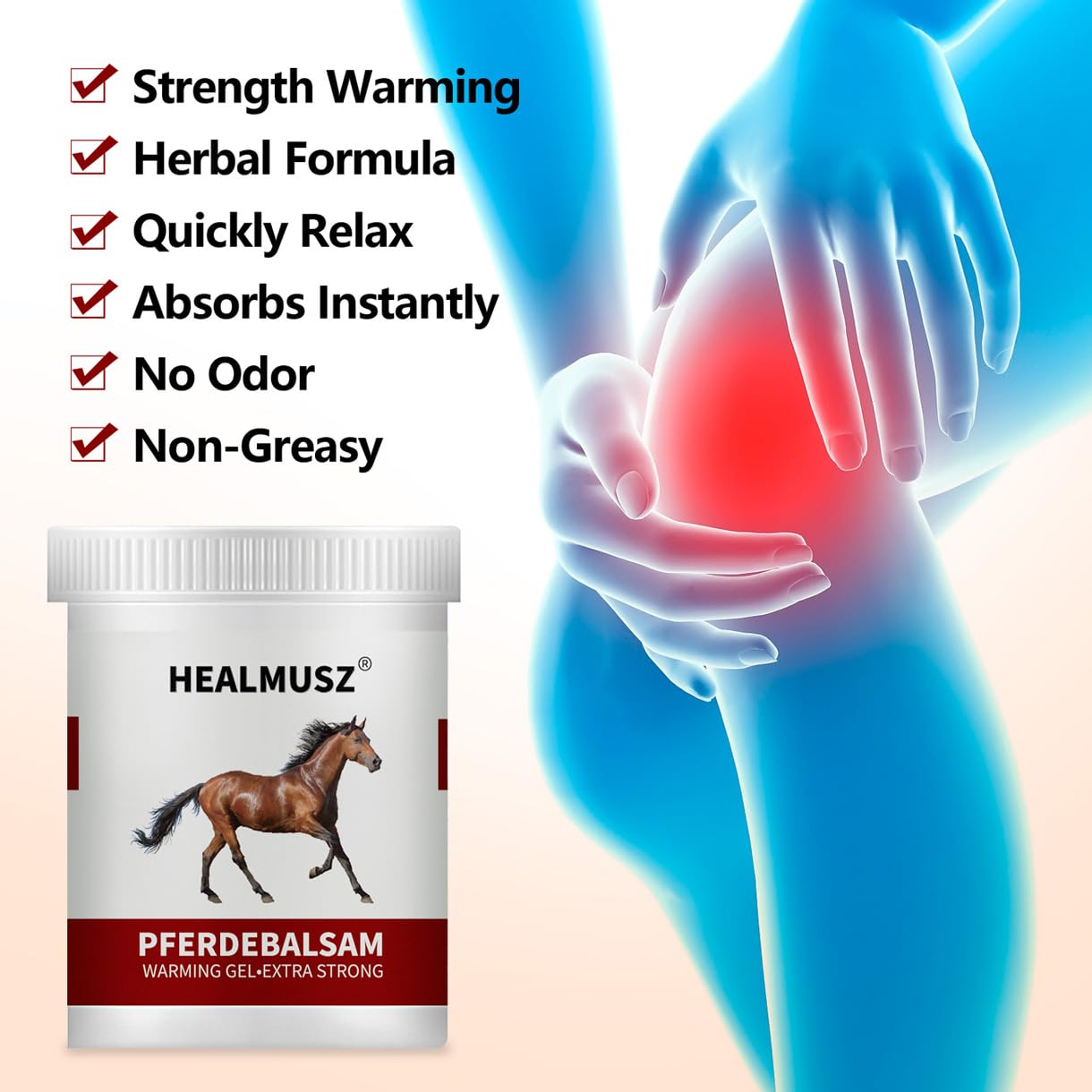 Horse Chestnut Cream Extra Strength Warming Massage Gel 16.9 Fl Oz (500mL) - Pferdebalsam for Varicose Veins, Muscle, Neck & Joint Discomfort, Bruises and Numbness ciwoll buy supplements canada