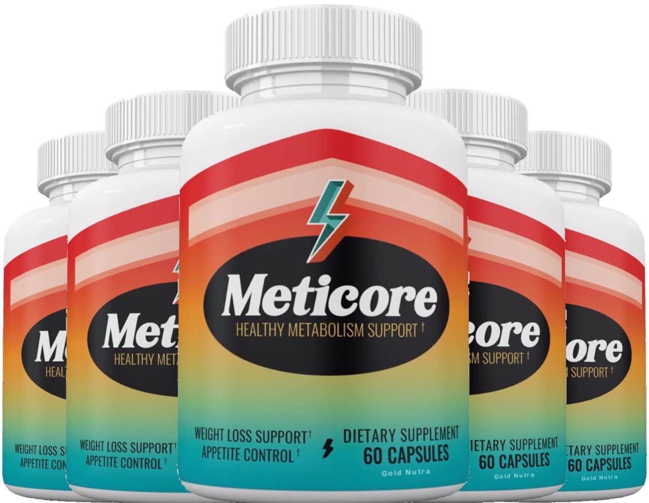(Official) 5 Pack Meticore Weight Management Keto Pills, Energy Support - 300 Capsules Gold Nutra buy supplements canada