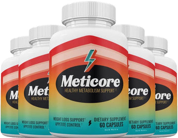 (Official) 5 Pack Meticore Weight Management Keto Pills, Energy Support - 300 Capsules Gold Nutra buy supplements canada