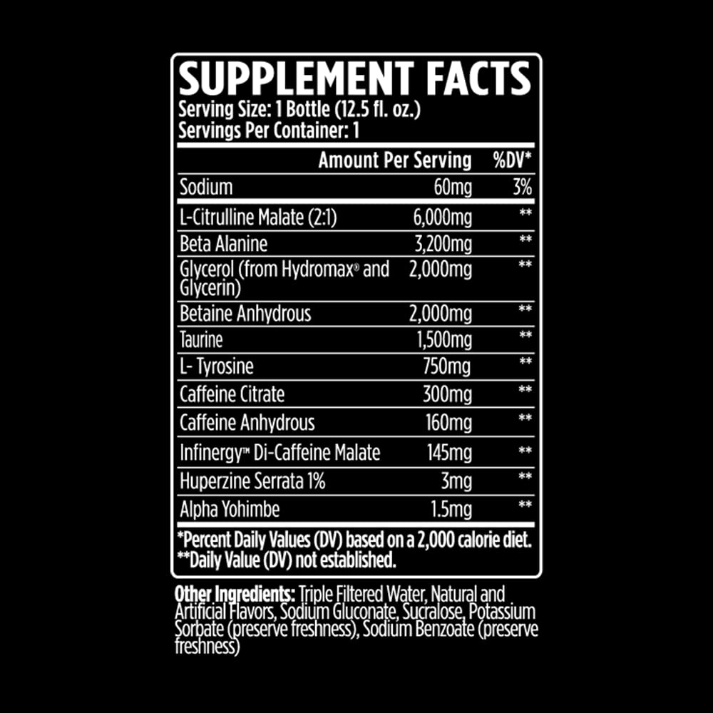 VMI Sports KXR High Stimulant Pre-Workout Energy Ready to Drink 400mg Caffeine VMI Sports buy supplements canada
