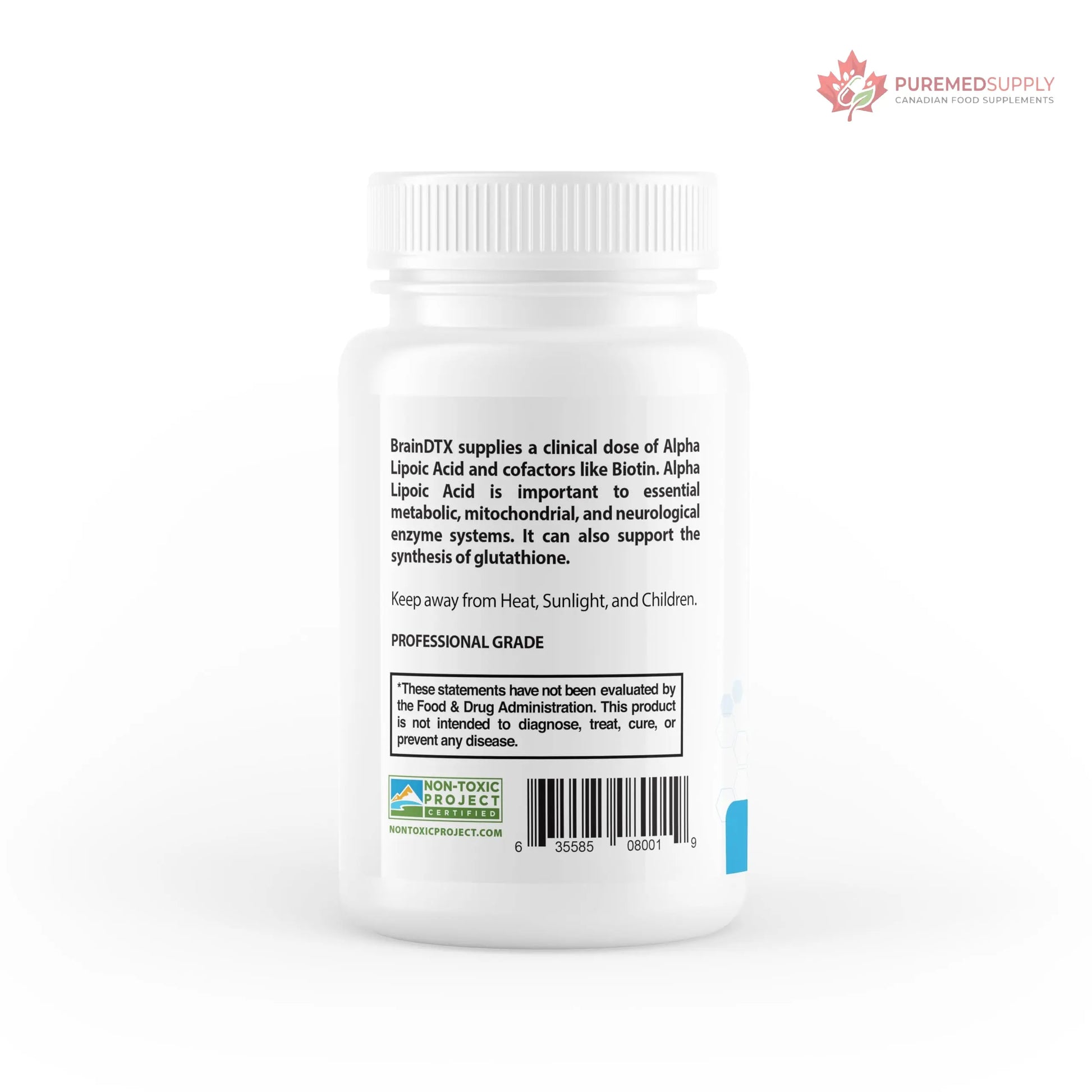 True Cellular Formulas BrainDTX - Supports Cognitive Function, Focus & Mental Clarity - Promotes Clear Thinking & Memory - with Alpha Lipoic Acid & Biotin - Antioxidant Support - 60 Capsules True Cellular Formulas buy supplements canada