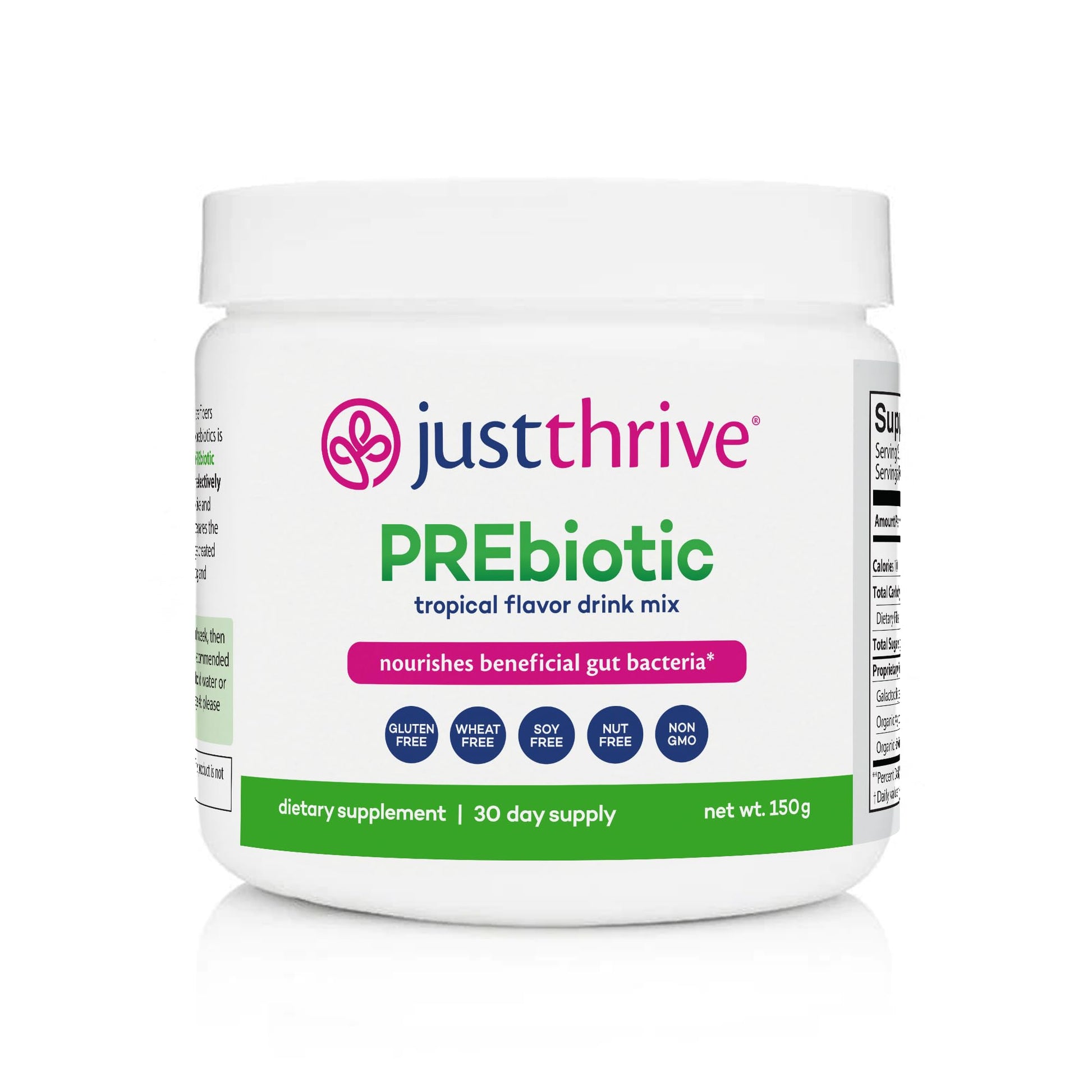 Just Thrive PREbiotic Powder - Digestive and Immune Support Supplement, 150 g Just Thrive buy supplements canada