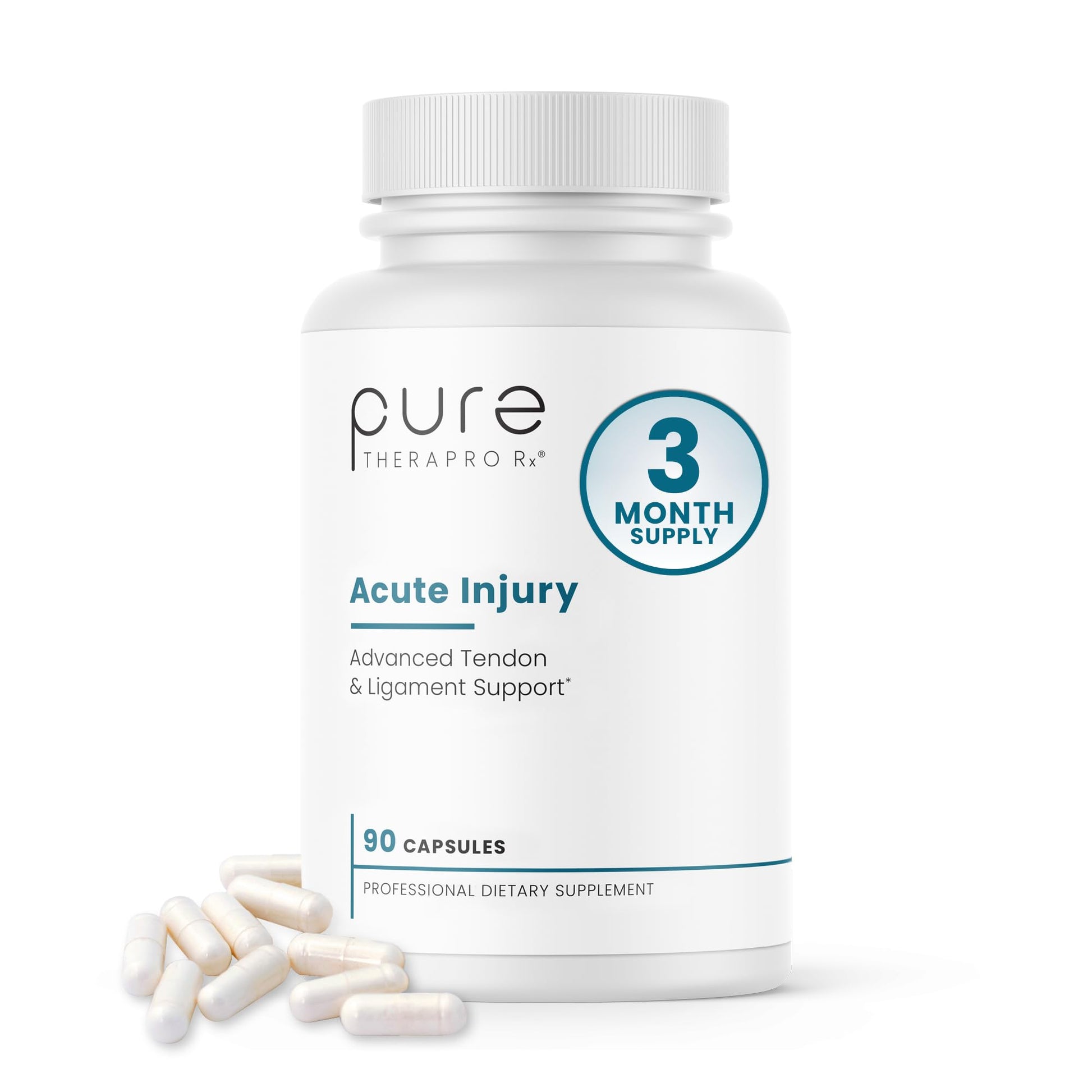 Pure Therapro Rx Acute Injury | Tendon & Ligament Support | Convenient Once a Day Clinical Dose | Supports Tendon Health, Movement & Physical Function | Pharm-Grade (90 Capsules) Pure Therapro Rx buy supplements canada