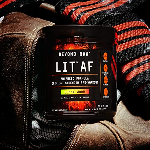 BEYOND RAW LIT AF | Advanced Formula Clinical Strength Pre-Workout Powder | Contains BEYOND RAW buy supplements canada