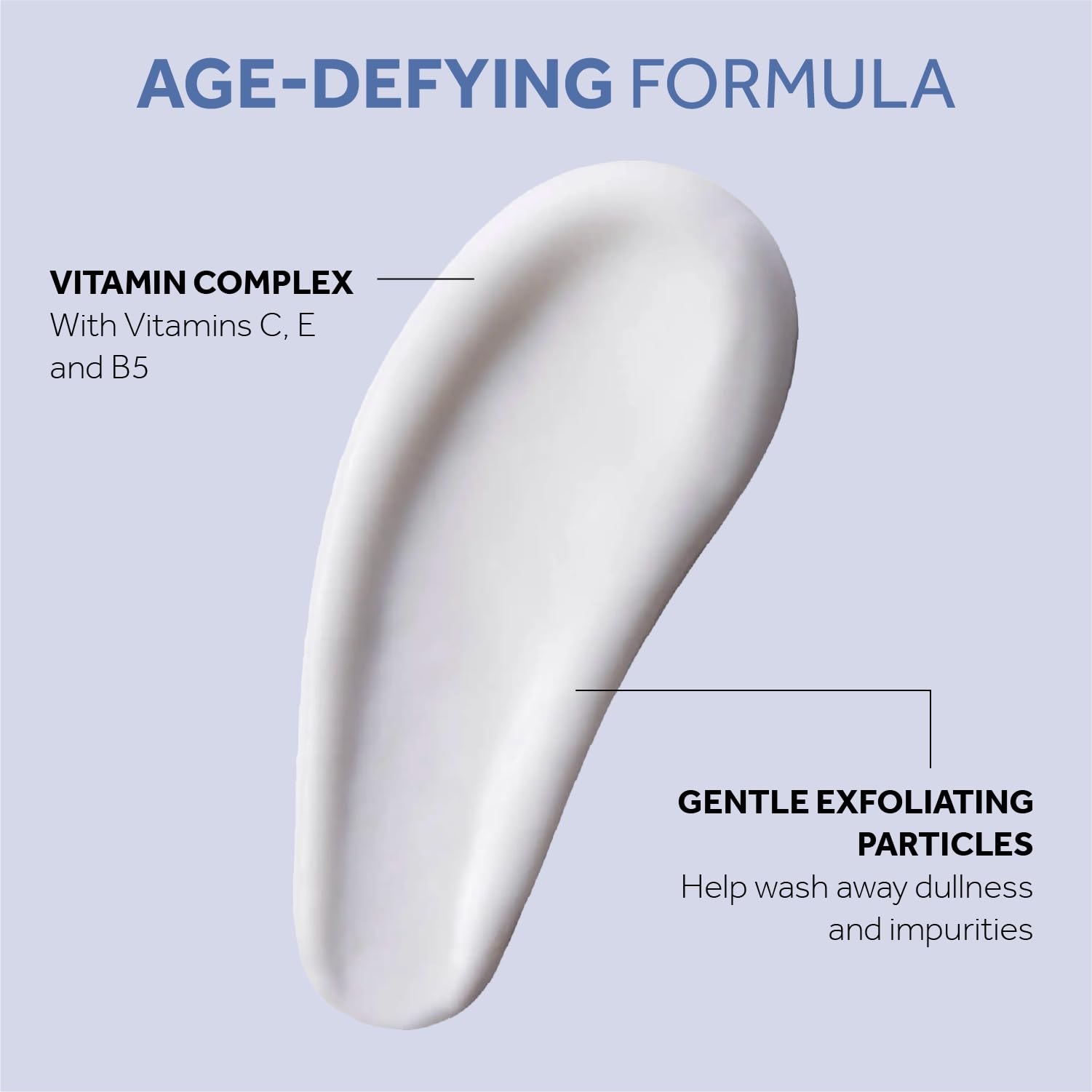 No7 Lift & Luminate Dual Action Cleansing & Exfoliating Face Wash - Gentle Face Exfoliator with Vitamin C, E & B5 No7 buy supplements canada