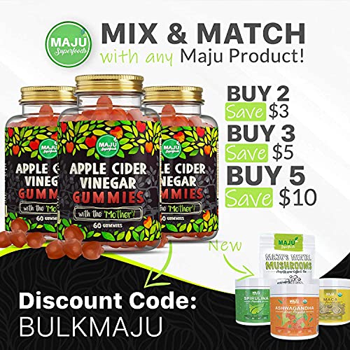 Apple Cider Vinegar Gummies with Mother - Weight Management & Detox - 2X Stronger Maju Superfoods buy supplements canada