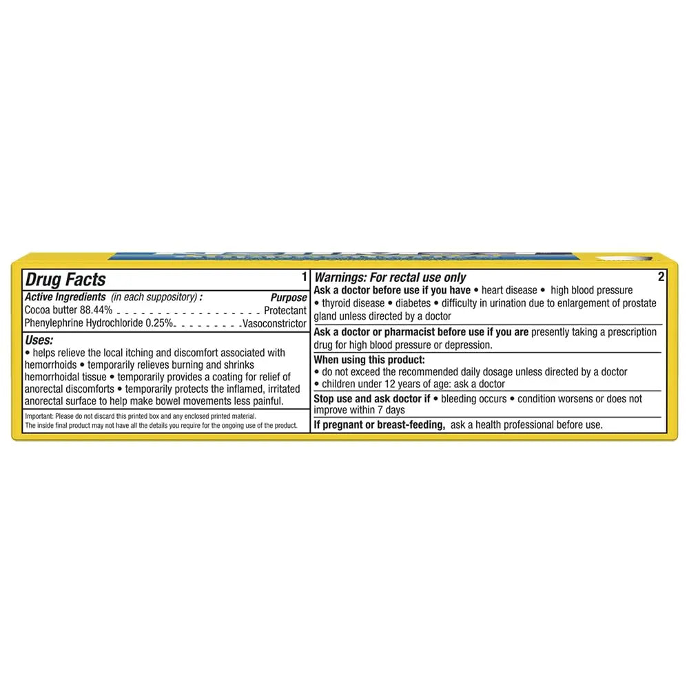 NeilMed Hemorrhoidal Suppositories, Shrinks Swollen Tissue, Relief from Burning, Itching and Discomfort of Hemorrhoids, 24 Count NeilMed buy supplements canada