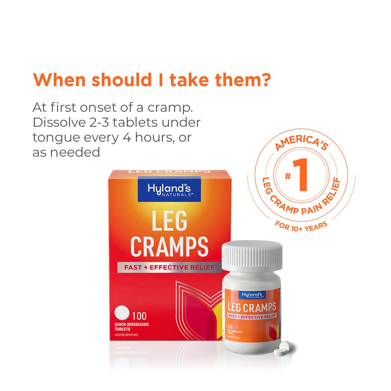 Hyland's Leg Cramps, Relief of Leg, Calf, Charley Horses, and Foot Cramps, 50 Quick-Dissolving Tablets Hyland's buy supplements canada