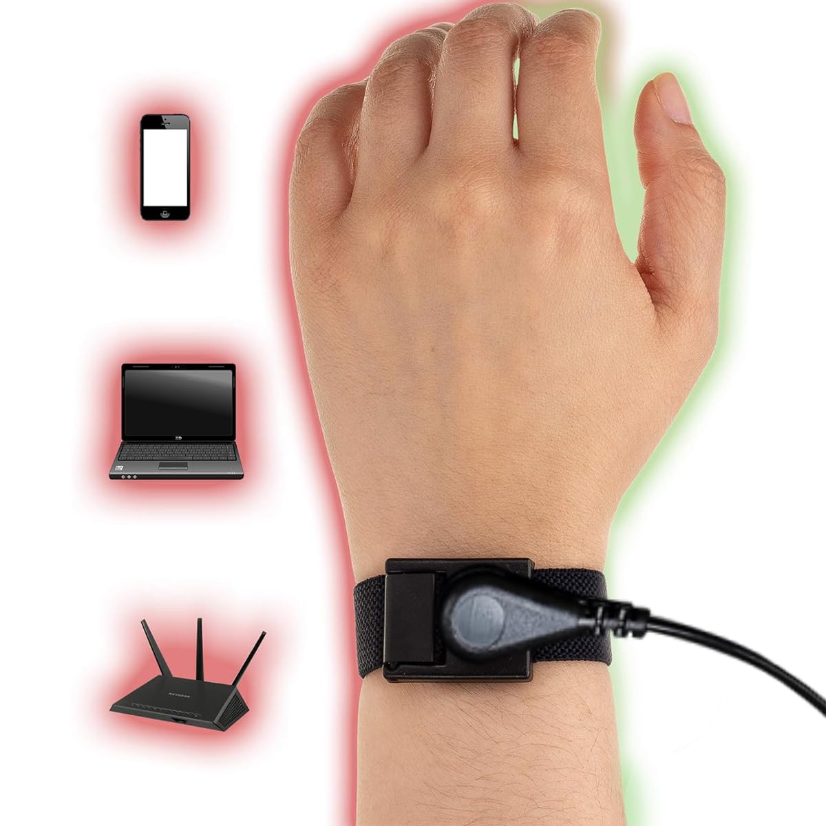 Jffszsd Grounding Wrist Strap,Grounding Cables(15ft),Anti Static Wrist Strap with 15 Feet Grounding Jffszsd buy supplements canada
