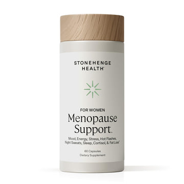 Stonehenge Health for Women Menopause Support for Peri + Menopause + Post - Mood, Energy, Stress, Hot Flashes, Night Sweats, Sleep & Cortisol, Chromax Chromium, Vitamin D3, KSM-66 Ashwagandha Extract Stonehenge Health buy supplements canada