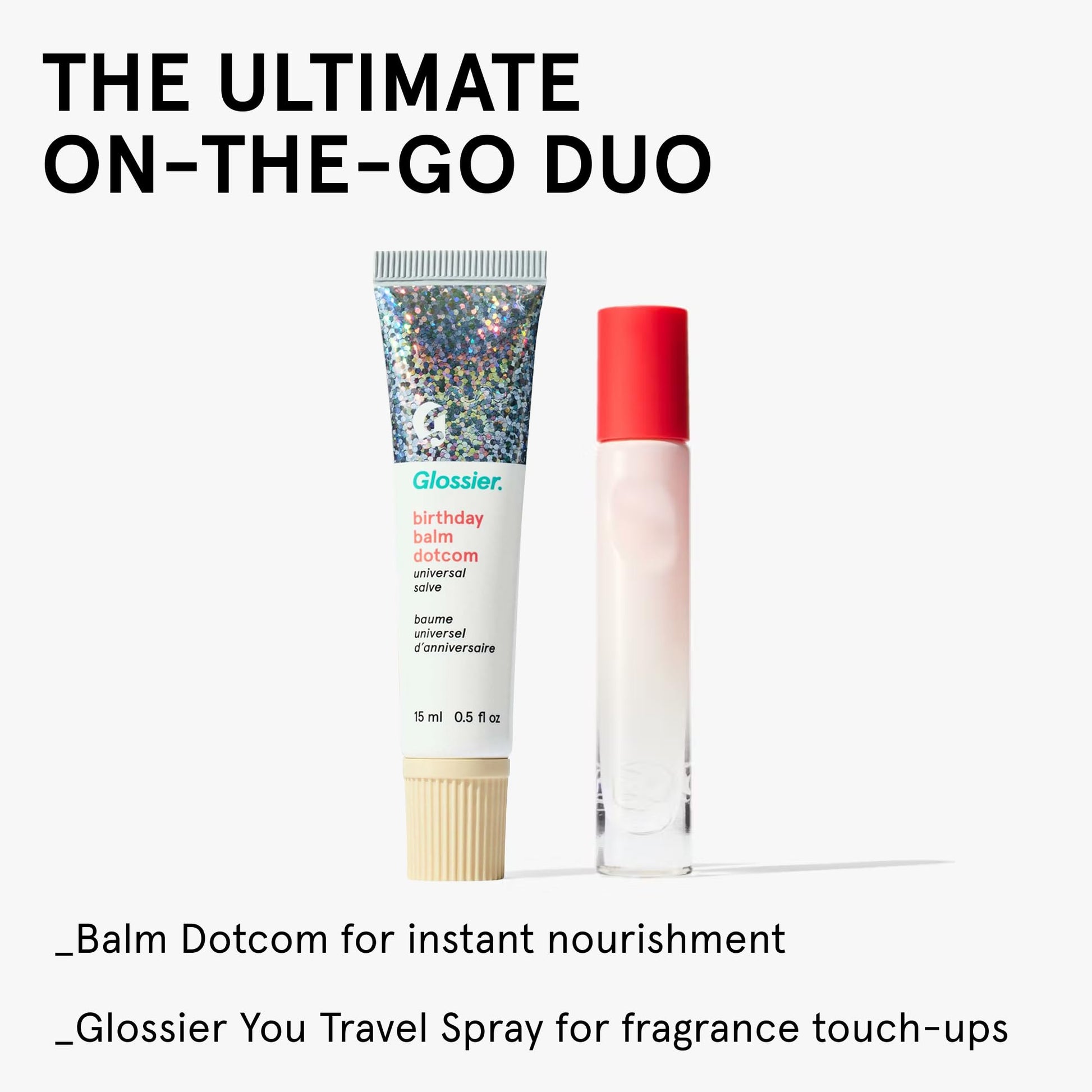 Glossier Balm Dotcom Hydrating Lip Balm - Universal Salve, Up to 12Hr Moisture - Lanolin, Beeswax & Castor Oil for Dry Lips, Cuticles & Skin - Birthday, Clear Soft Shimmer, 15ml Glossier buy supplements canada
