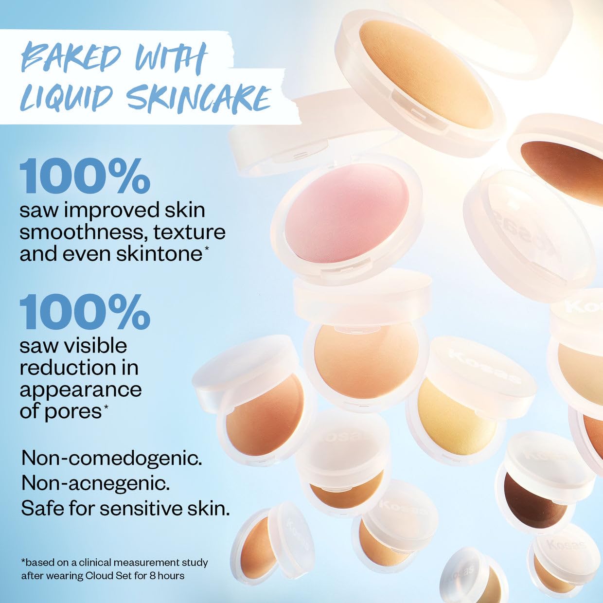 Kosas Cloud Set Brightening Baked Powder – Under Eye Setting Powder, Talc-Free Soft Focus Finish, Candy Kosas buy supplements canada