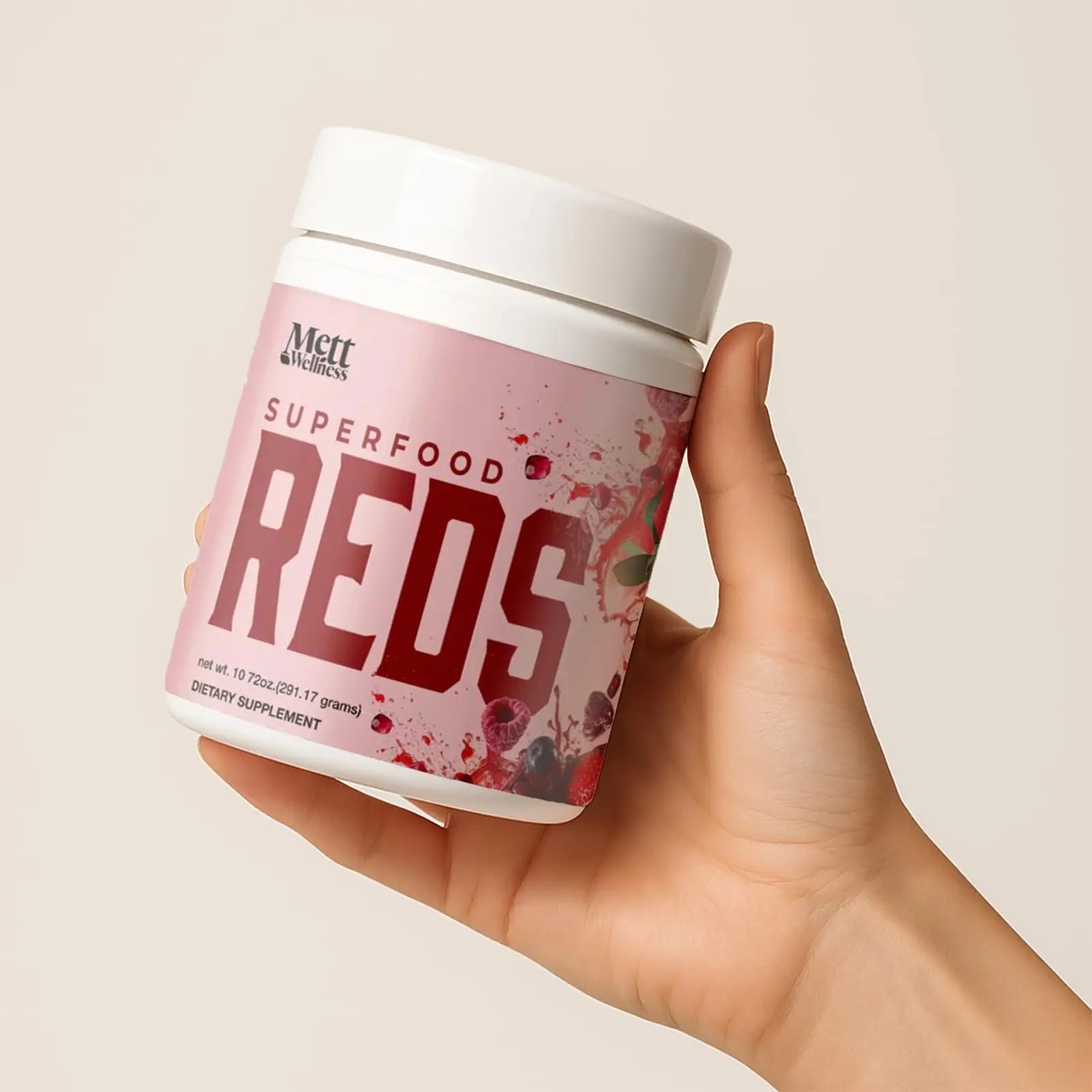 Mett Wellness Superfood REDS | 10.72 oz | With Vitamins A, C & E | Helps Maintain Nitric Oxide Levels | Supports Daily Wellness Mett Wellness buy supplements canada